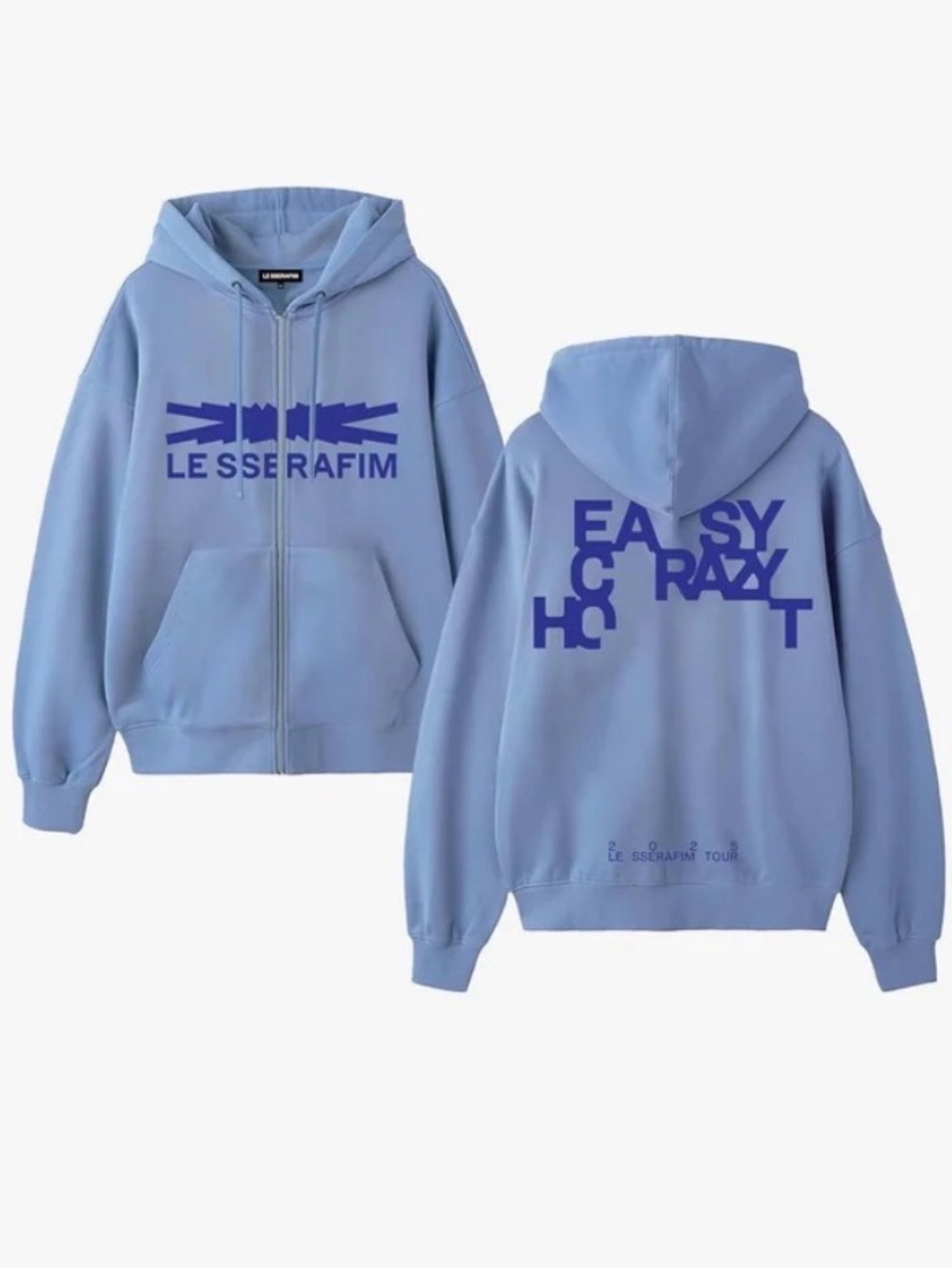 LE SSERAFIM Tour Zip Hoodie